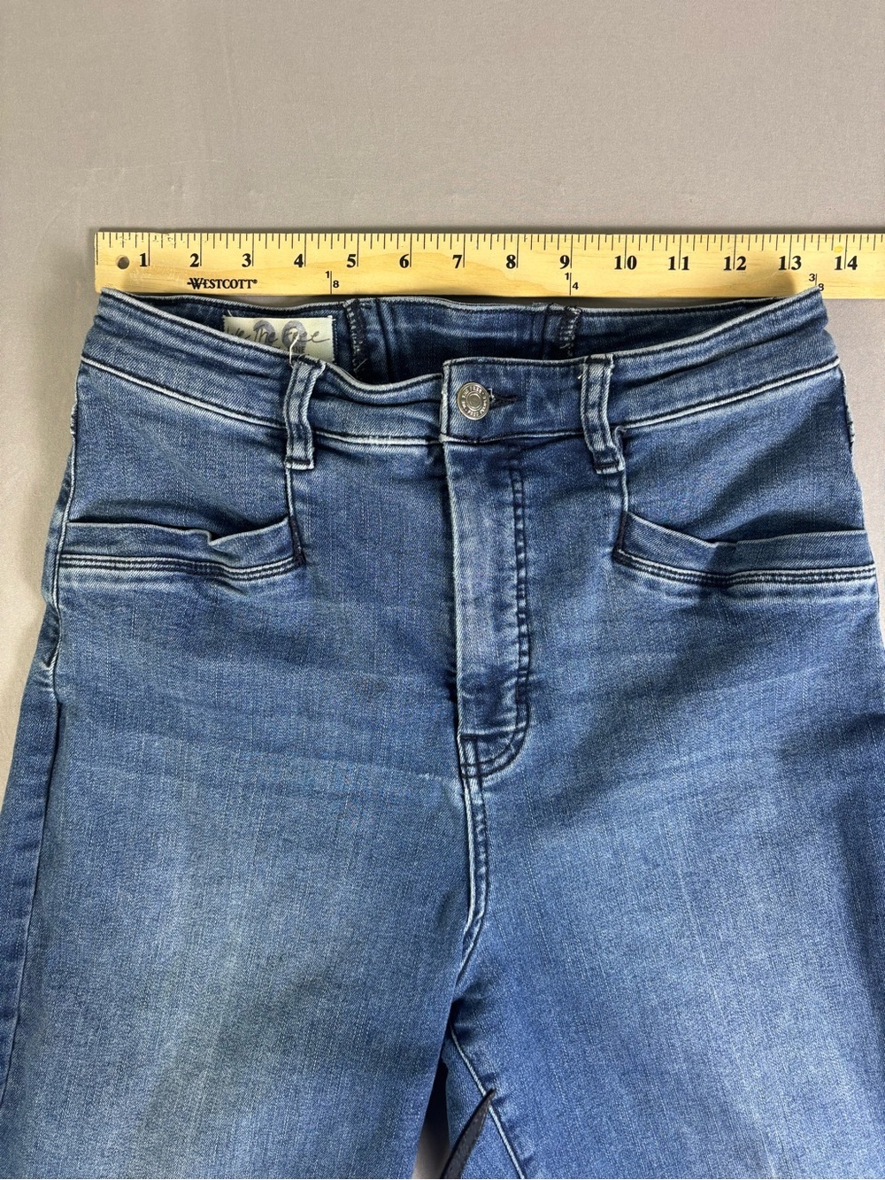 We The Free Free People Cropped Wide Leg Jeans Size 29 - Picture 5 of 9